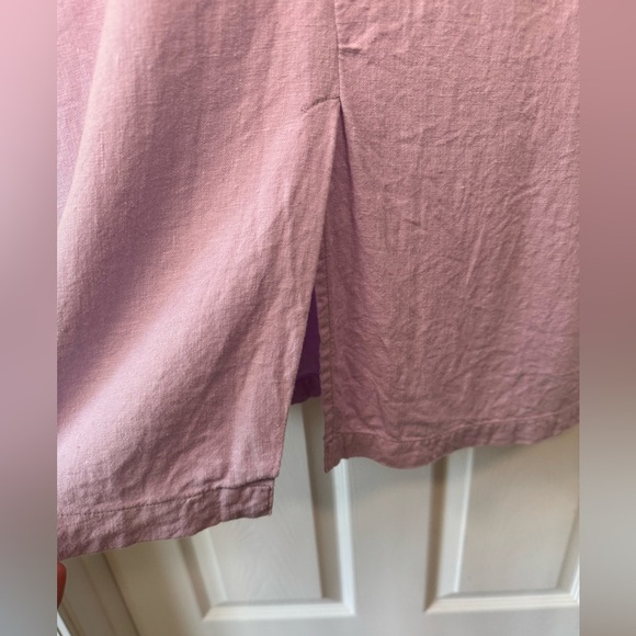 Studio Park x Leah Williams Petite Elevated Linen Dress Lavender QVC Size SP - Picture 7 of 7